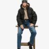 Giacca sportiva imbottita di media lunghezza con cappuccio Hooded