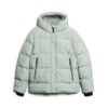 Giacca sportiva imbottita di media lunghezza con cappuccio Hooded Giacca sportiva imbottita di media lunghezza con cappuccio Hooded
