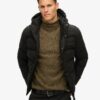 Giacca sportiva imbottita in microfibra con cappuccio Hooded