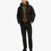 Giacca sportiva imbottita in microfibra con cappuccio Hooded