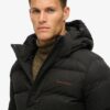 Giacca sportiva imbottita in microfibra con cappuccio Hooded