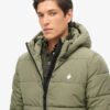 Giacca sportiva Puffer con cappuccio