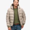 Giacca sportiva Puffer in tweed con cappuccio