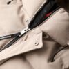 Giacca sportiva Puffer in tweed con cappuccio