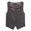 Gilet con retro in raso Gilet con retro in raso