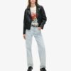 Gilet con strass a tema tatuaggi