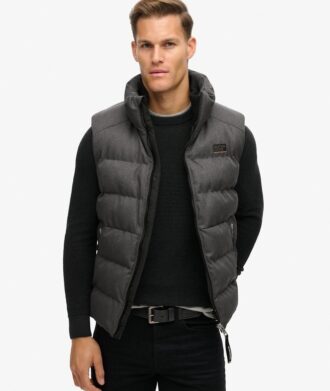 Gilet sportivo Puffer in tweed