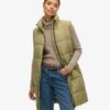 Gilet trapuntato lungo