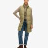 Gilet trapuntato lungo