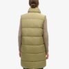 Gilet trapuntato lungo