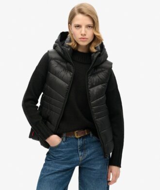 Hooded Fuji Quilt Gilet imbottito