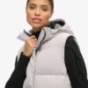 Hooded Longline Padded Gilet Hooded Longline Padded Gilet