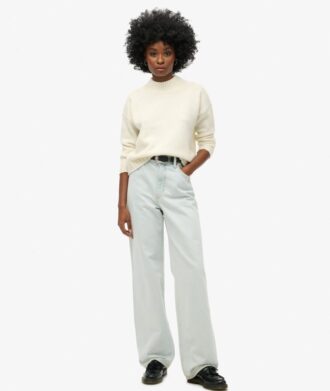 Jeans a gamba larga in Organic Cotton