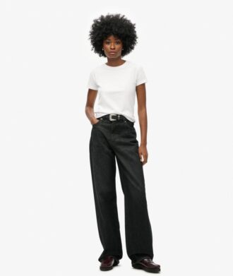 Jeans a gamba larga in Organic Cotton