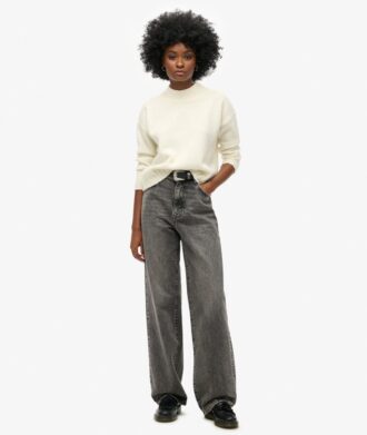 Jeans a gamba larga in Organic Cotton