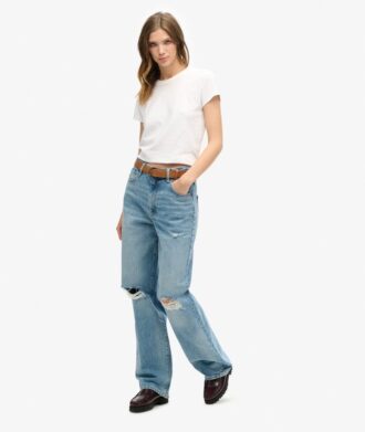 Jeans a gamba larga in Organic Cotton