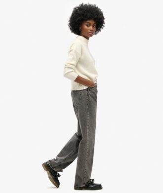 Jeans a gamba larga in Organic Cotton