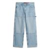 Jeans da carpentiere in denim a vita media Jeans da carpentiere in denim a vita media