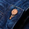 Jeans da carpentiere in denim a vita media in Organic Cotton
