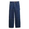 Jeans da carpentiere in denim a vita media in Organic Cotton