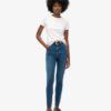 Jeans skinny in denim a vita alta in Organic Cotton Jeans skinny in denim a vita alta in Organic Cotton
