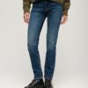 Jeans slim a vita media in Organic Cotton