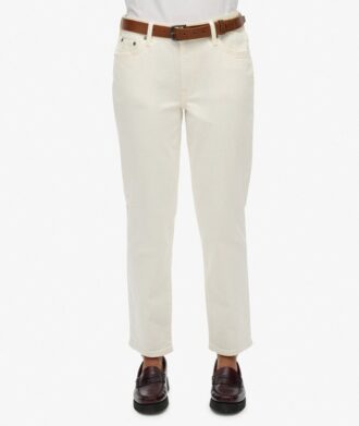 Jeans slim a vita media in Organic Cotton