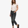 Jeans slim a vita media in Organic Cotton