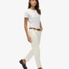 Jeans slim a vita media in Organic Cotton