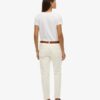 Jeans slim a vita media in Organic Cotton