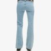 Jeans slim a zampa d’elefante Vintage in Organic Cotton