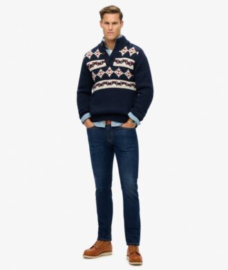 Jeans slim straight Vintage in Organic Cotton