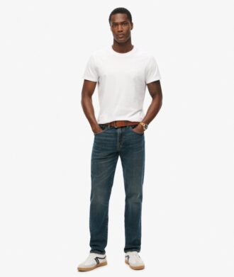 Jeans slim straight Vintage in Organic Cotton