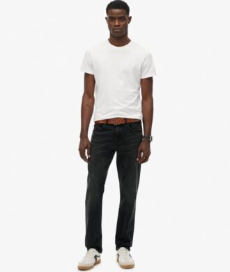 Jeans slim straight Vintage in Organic Cotton