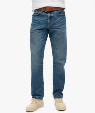 Jeans slim straight Vintage in Organic Cotton