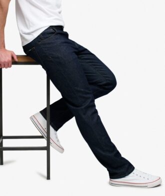 Jeans slim straight Vintage in Organic Cotton