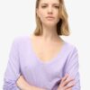 Maglia a maniche lunghe con scollo a V