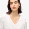 Maglia a maniche lunghe con scollo a V