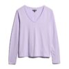 Maglia a maniche lunghe con scollo a V