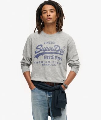 Maglia classica a maniche lunghe con stampa