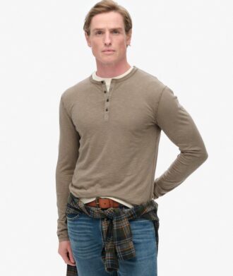 Maglia Henley a maniche lunghe