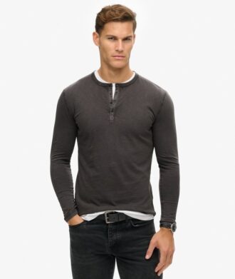 Maglia Henley a maniche lunghe