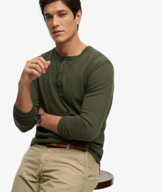 Maglia Henley a maniche lunghe
