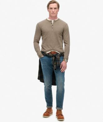 Maglia Henley a maniche lunghe