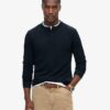Maglia Henley con texture Vintage