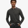 Maglia Henley con texture Vintage Maglia Henley con texture Vintage