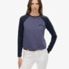 Maglietta da baseball a maniche lunghe con logo Essential