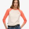 Maglietta da baseball a maniche lunghe con logo Essential