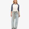 Maglietta da baseball a maniche lunghe con logo Essential