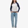 Maglietta da baseball a maniche lunghe con logo Essential